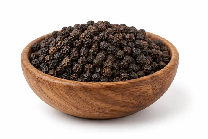 Black peppercorns